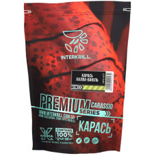 Прикормка INTERKRILL PREMIUM SERIES Карась-Халва-Ваніль 1kg