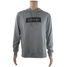 Реглан Savage Long sleeve hooded T-Shirt с капюшоном ц:серый