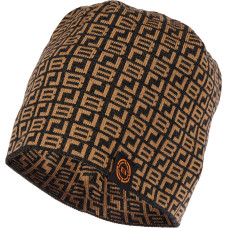 Шапка Brain з патерном Black/brown