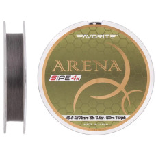 Шнур Favorite Arena PE 100m (silver gray) #0.4/0.104mm 8lb/3.5kg