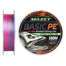 Шнур Select Basic PE Multicolor 100m 0.12mm 12lb/5.6kg
