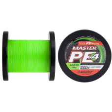 Шнур Select Master PE 1000m (салат.) 0.08mm 11kg