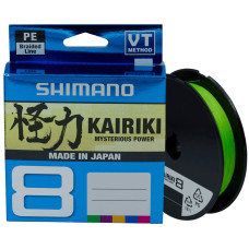 Шнур Shimano Kairiki 8 PE 150m (Mantis Green) 0.13mm 8.2kg