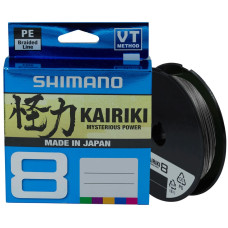Шнур Shimano Kairiki 8 PE (Steel Gray) 150m 0.19mm 12.0kg
