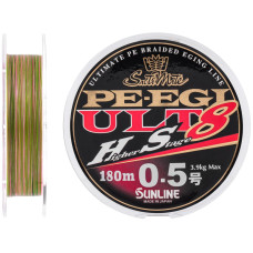 Шнур Sunline PE EGI ULT HS8 180m #0.5/0.117mm 3.9kg