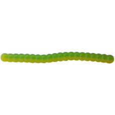 Силікон Big Bite Baits Trout Worm 1' Green/Yellow 10 шт.