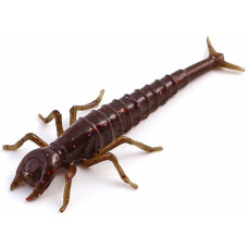 Силікон FishUP Diving Bug 2' (8шт) #050 - Green Pumpkin Brown/Red & Purple