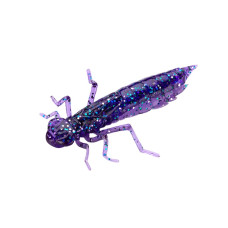 Силікон FishUP Dragonfly 0.75' #060 Dark Violet/Peacock & Silver (12шт/уп)