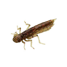 Силікон FishUP Dragonfly 1.7' #045 Green Pumpkin/Red & Black (8шт/уп)