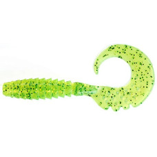 Силікон FishUP Fancy Grub 2.5' #026 - Flo Chartreuse/Green (10шт/уп)