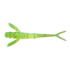 Силікон FishUP Flit 1.5' (10шт) #026 - Flo Chartreuse/Green