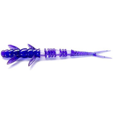 Силикон FishUP Flit 2' #060 - Dark Violet/Peacock & Silver (9шт/уп)