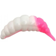 Силікон FishUP Ozi 1.2' cheese taste #132 - White/Bubble Gum (10шт/уп)