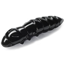 Силікон FishUP Pupa 0.9' (12шт) #101 - Black, cheese taste