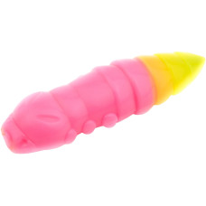 Силікон FishUP Pupa 1.2' cheese taste #133 - Bubble Gum/Hot Chartreuse (10шт/уп)