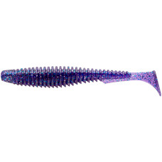 Силикон FishUP U-Shad 2' #060 - Dark Violet/Peacock & Silver (10шт/уп)