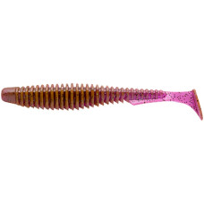 Силикон FishUP U-Shad 3.5' #016 - Lox/Green & Black (8шт/уп)