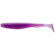 Силикон FishUP U-Shad 4' #014 - Violet/Blue (8шт/уп)