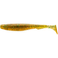 Силикон FishUP U-Shad 4' #036 - Caramel/Green & Black (8шт/уп)