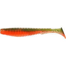 Силикон FishUP U-Shad 4' #205 - Watermelon/Flo Orange (8шт/уп)