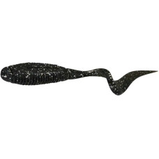 Силикон Jackall Rhythm Curly 5' HL Lame Black (5шт/уп)