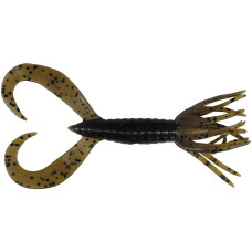 Силикон Keitech Little Spider 3.5' (5 шт/уп) ц:101 green pumpkin pp.