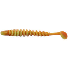 Силикон Reins Bubbling Shad 4' 308 Marble Chart Orange (6 шт/уп.)