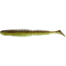 Силикон Reins Bubbling Shad 4' B08 Green Pumpkin Chart Melon (6 шт/уп.)