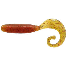 Силикон Reins Fat G-Tail Grub 4' 566 Motor Oil Red Flake (10шт/уп)