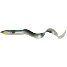Силікон Savage Gear 3D Real Eel Loose Body 200mm 27.0g Green Silver (поштучно)