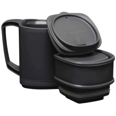Термокружка RidgeMonkey ThermoMug DLX Brew Set Grey с набором емкостей