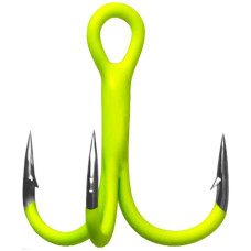 Тройник Gurza Round Treble ST-36 Chartreuse №2 (3шт/уп)