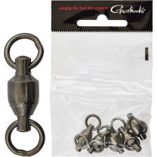 Вертлюжок Prohunter Brass Ball Bearing Swivel #7 250lb Black Nickel (5 шт/уп)