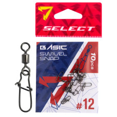 Вертлюжок с застежкой Select Basic Swivel Snap #12 (10 шт/уп)