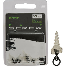 Винт для бойлов Brain Bait Screw 10mm (10 шт/уп) Clear SGXA-09