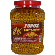 Зерновая смесь 3KBaits Горох (натуральный) банка 3л