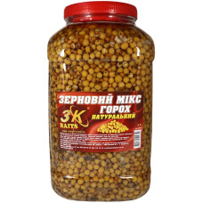 Зерновая смесь 3KBaits Зерновой Микс Горох (натуральный) банка 5л