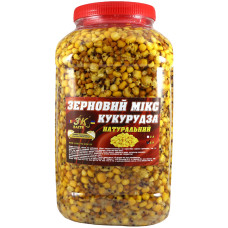 Зерновая смесь 3KBaits Зерновой Микс Кукуруза (натуральний) банка 5л