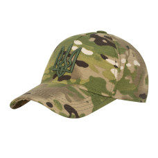 Бейсболка тактическая с Тризубом Ripstop Multicam, 60
