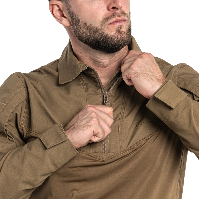 Бойова сорочка Pentagon Combat Shirt Ranger - Coyote, Coyote, XL