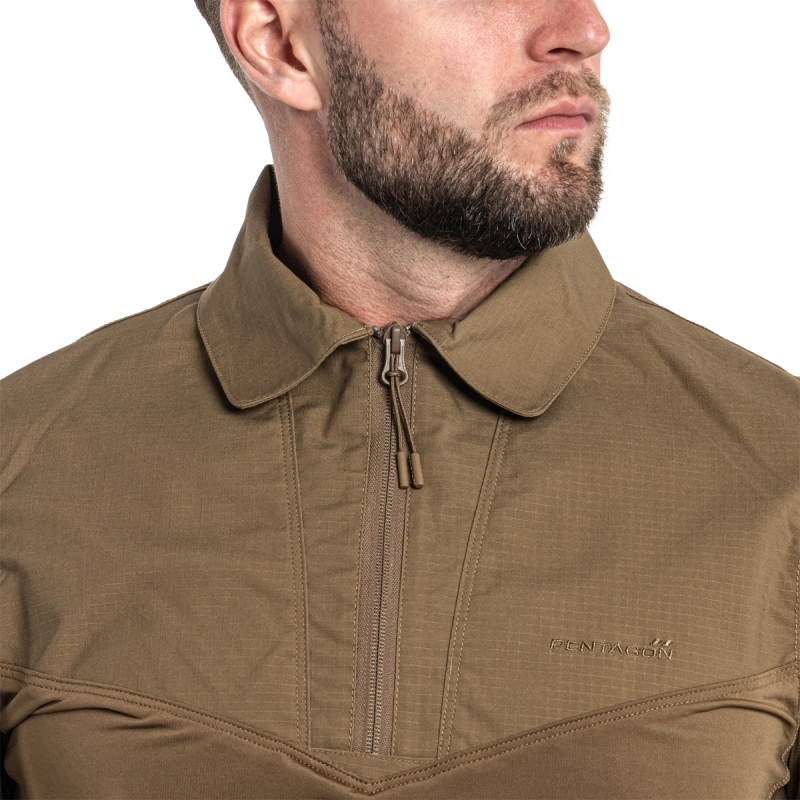 Бойова сорочка Pentagon Combat Shirt Ranger - Coyote, Coyote, XL