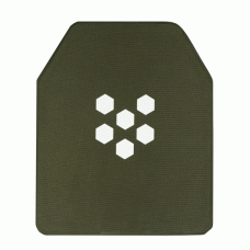 Бронеплита керамічна UARM NIJ IV SAPI (рівень захисту 6 за ДСТУ) (Ranger Green), Українська броня