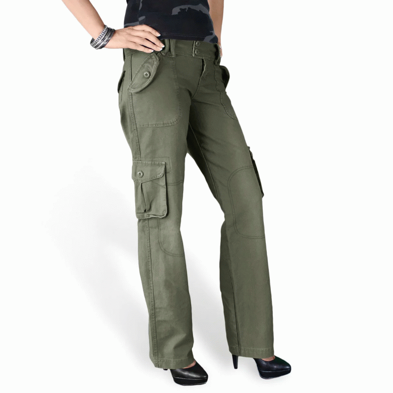 Брюки женские SURPLUS LADIES TROUSERS, [1349] Washed olive, Surplus Raw Vintage®