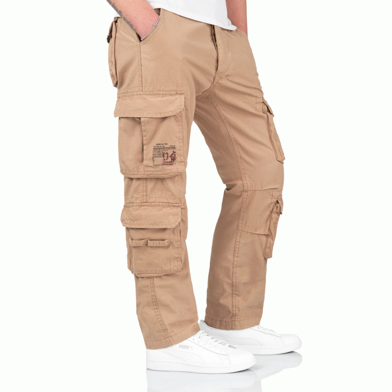 Брюки SURPLUS AIRBORNE TROUSERS SLIMMY (Beige), Surplus Raw Vintage®