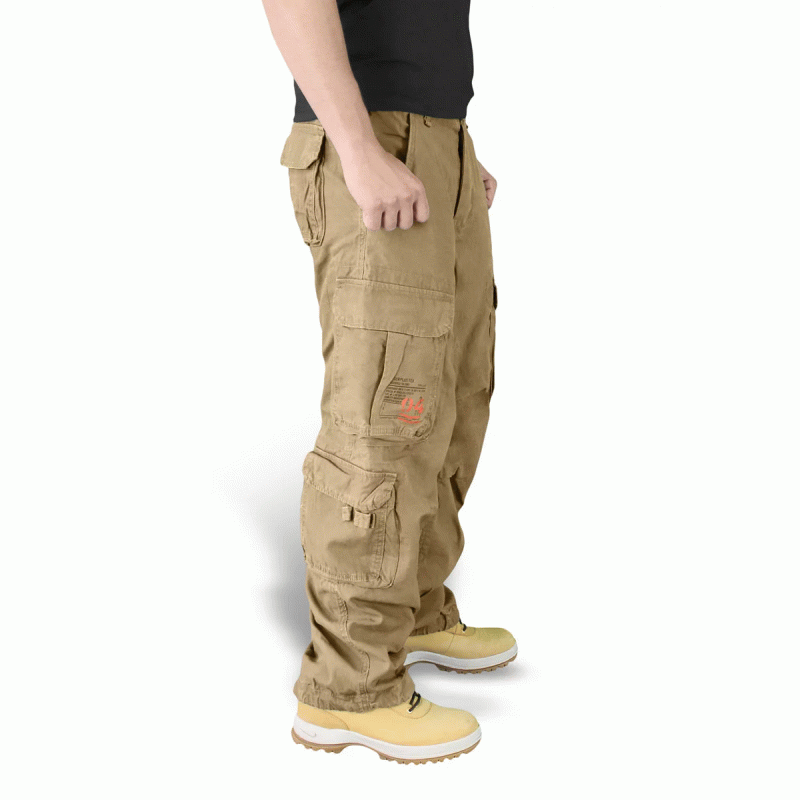 Брюки SURPLUS AIRBORNE VINTAGE TROUSERS (Beige), Surplus Raw Vintage®