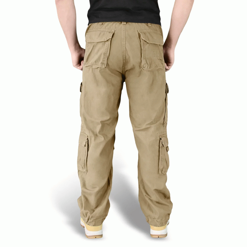 Брюки SURPLUS AIRBORNE VINTAGE TROUSERS Beige