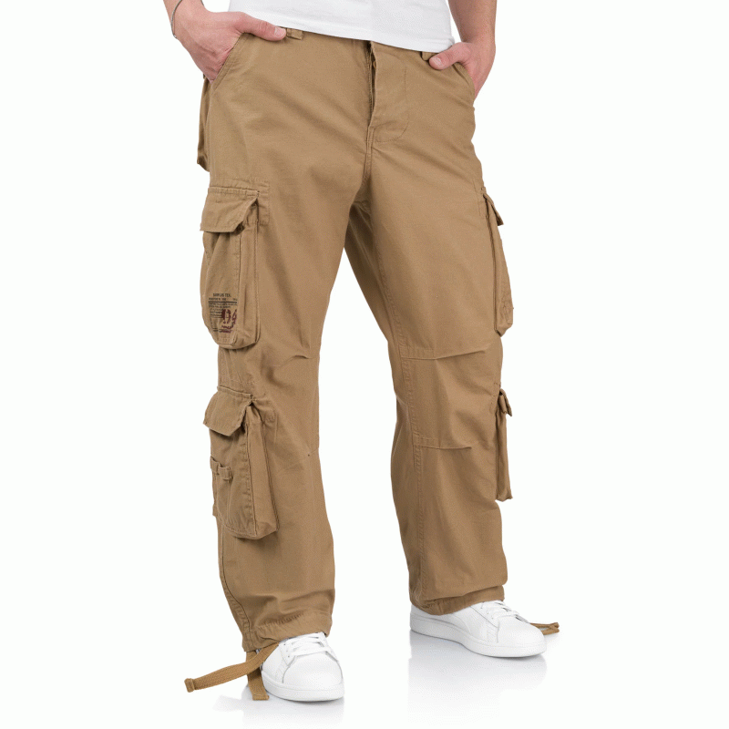 Брюки SURPLUS AIRBORNE VINTAGE TROUSERS Beige