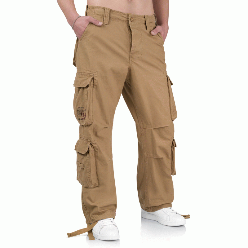 Брюки SURPLUS AIRBORNE VINTAGE TROUSERS Beige