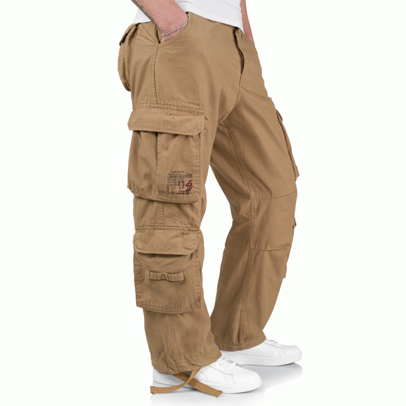 Брюки SURPLUS AIRBORNE VINTAGE TROUSERS Beige