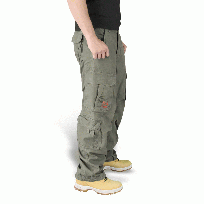 Брюки SURPLUS AIRBORNE VINTAGE TROUSERS (Olive), Surplus Raw Vintage®